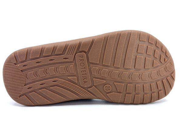 Scarpe da passeggio barefoot per bambini Pady marrone