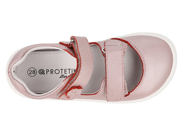 Scarpe da passeggio barefoot per bambini Pady rosa