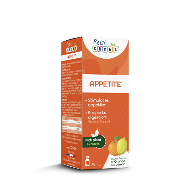 Dětský sirup na podporu a zvýšení chuti k jídlu 125 ml