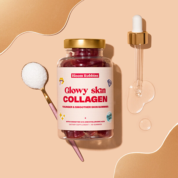Glowy skin collagen - gumové bonbony pro záživou pleť 40 ks