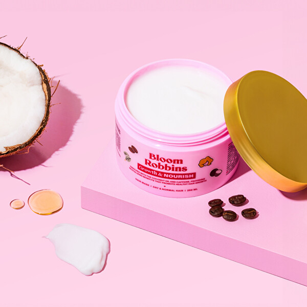 Growth & nourish mask - maska pro růst vlasů s kofeinem 250 mll