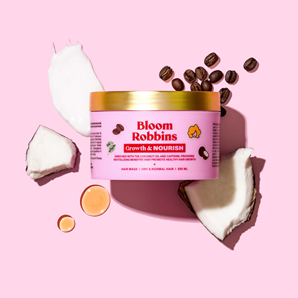 Growth & nourish mask - maska pro růst vlasů s kofeinem 250 mll