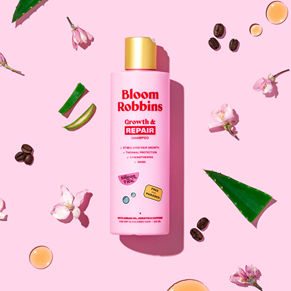 Growth & Repair shampoo - šampon na regeneraci pro barvené a poškozené vlasy 250 ml