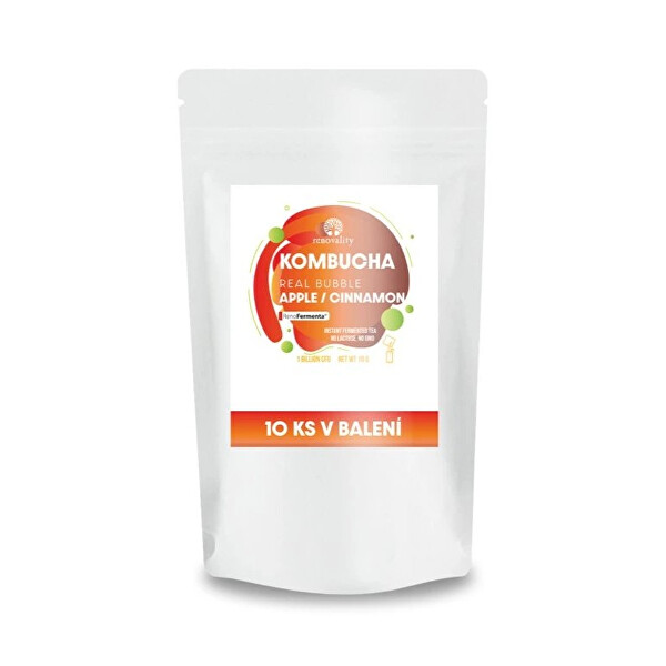 Kombucha Real Bubble Apple/Cinnamon 10 ks