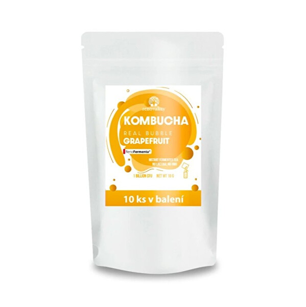Kombucha Real Bubble Grapefruit 10 ks