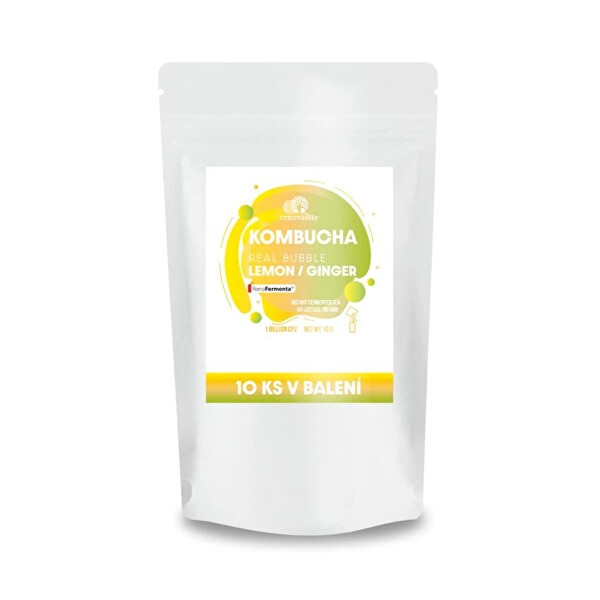 Kombucha Real Bubble Lemon/Ginger 10 ks