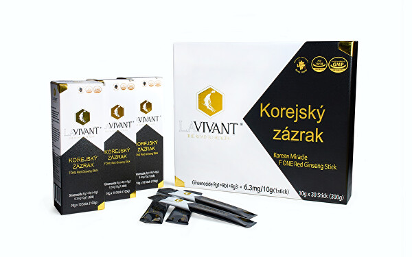 Korejský zázrak - ženšen a byliny - extrakt 30 x 10 g