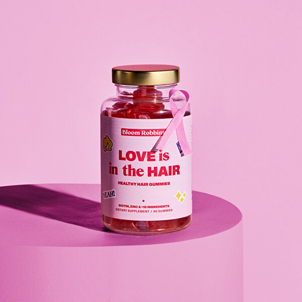 Love is in the hair - gumové bonbony pro zdravé vlasy 60 ks