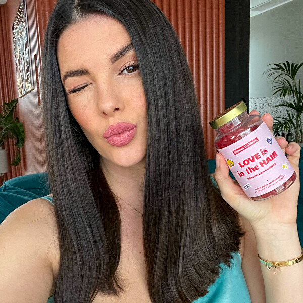 Love is in the hair - gumové bonbony pro zdravé vlasy 60 ks
