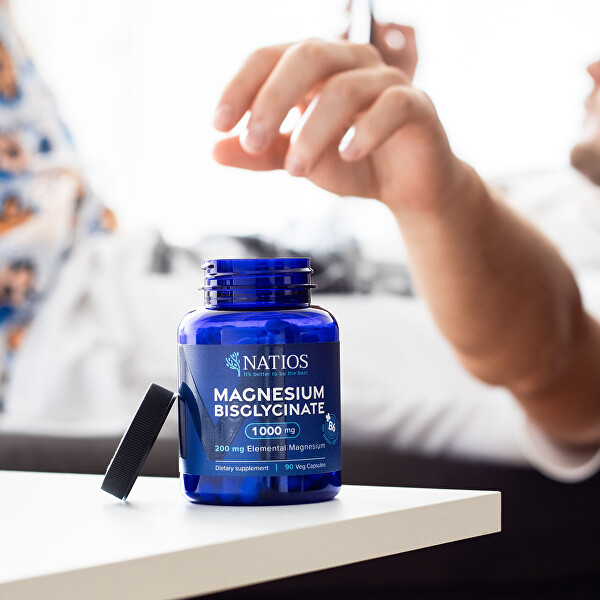 Magnesium Bisglycinate 1000 mg + B6 90 veganských kapslí
