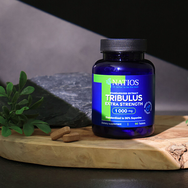 Tribulus Extract 90% saponins 1000 mg 90 veganských tablet