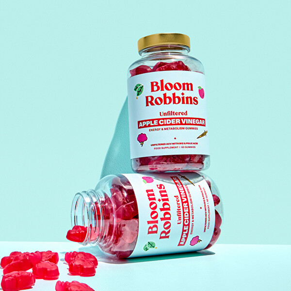 Vitamíny na trávení Unfiltered Apple Cider Vinegar 60 gumídků