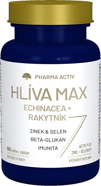 Hlíva max Echinacea + Rakytník 60 tablet
