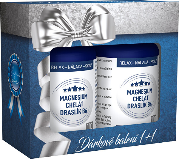 Magnesium chelát + Draslík B6 2x 100 tablet