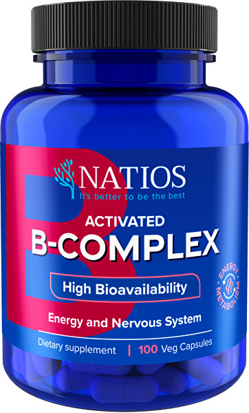 Activated B-Complex - Aktivní formy vitamínů B 100 veganských kapslí
