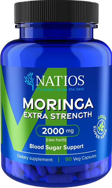 Moringa Extract 2000 mg 90 veganských kapslí
