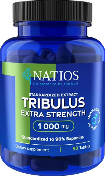 Tribulus Extract 90% saponins 1000 mg 90 veganských tablet