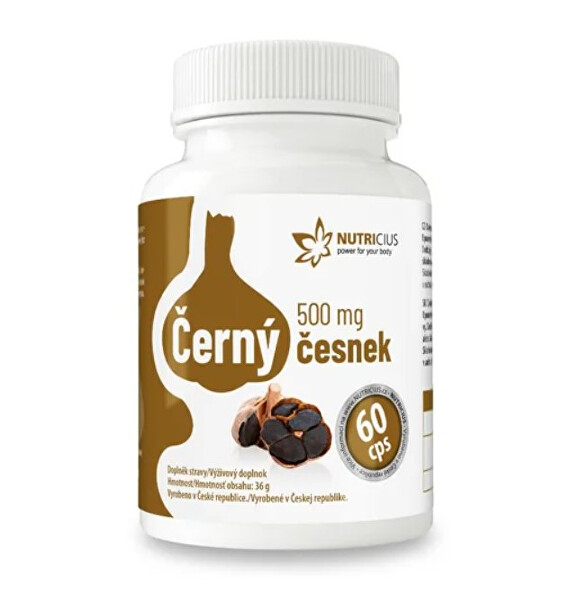 Černý česnek 500 mg 60 kapslí