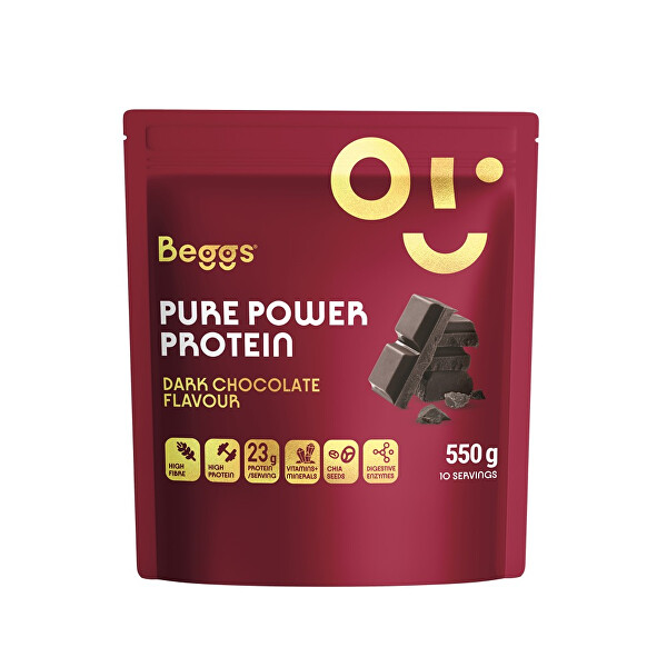 Pure Power Protein – Hořká čokoláda 550 g