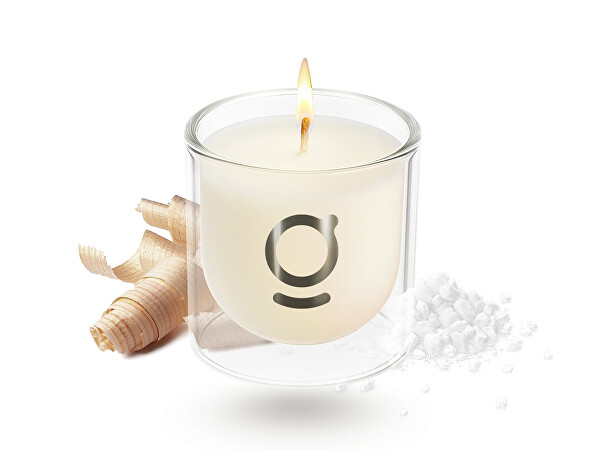 Sójová svíčka Ombi mořská sůl & dřevo 200 g