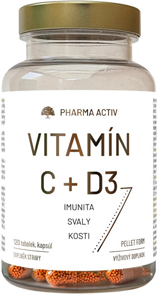 Vitamín C + D3 120 tobolek
