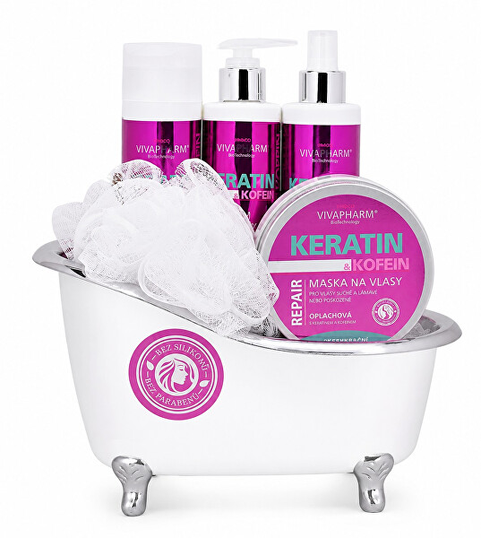 Dárkové balení Keratin v dekorativní vaničce