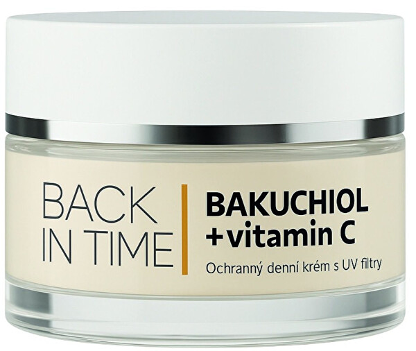 Denní pleťový krém s bakuchiolem vitamínem C a SPF filtrem 50 ml