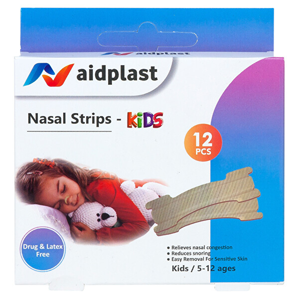 Náplast pro děti k usnadnění dýchání 12 kusů