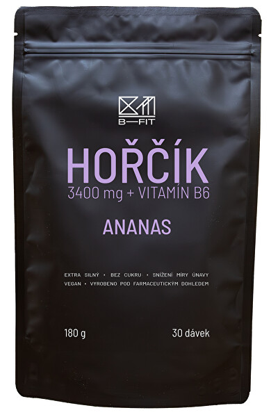 Hořčík 3400 mg + Vitamín B6 ananas 180 g