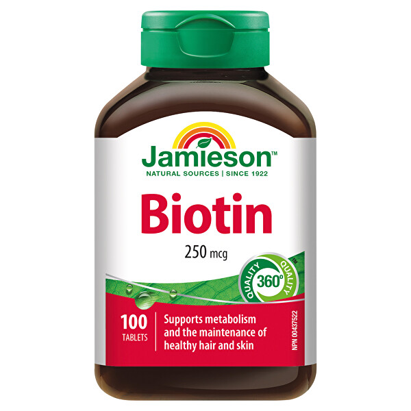 Biotin 250 mg 100 tablet