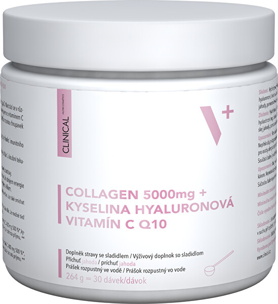 Collagen 5000 mg + kyselina Hyaluronová + vitamin C & Q10 264 g