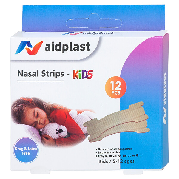 Náplast pro děti k usnadnění dýchání 12 kusů