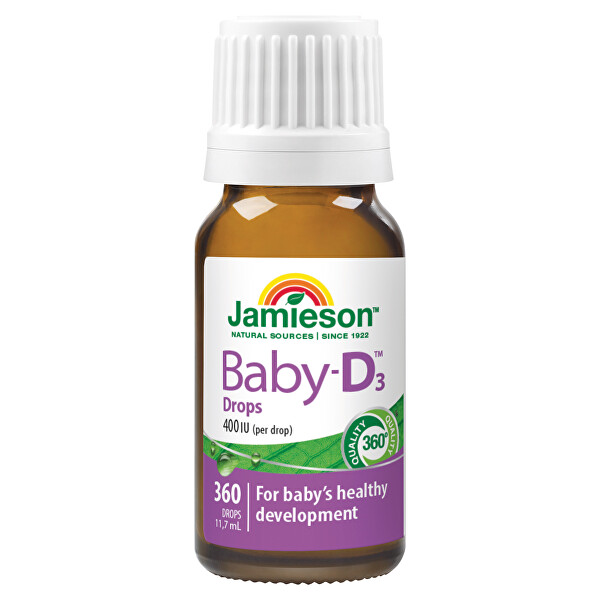 Baby-D™ Vitamín D3 400 IU kapky 11,7 ml