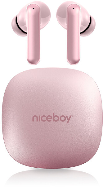 Bezdrátová sluchátka Pins 4 PRO Pink