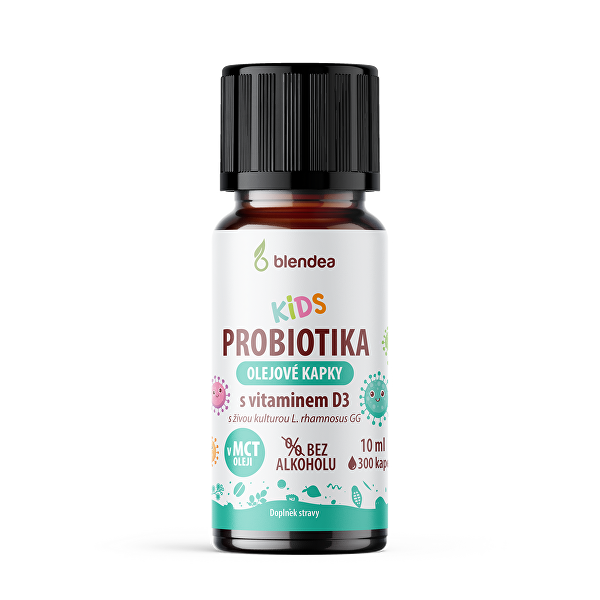 Kvapky Kids Probiotiká pre deti s vitamínom D3 10 ml