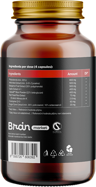 Cholesterol Support – Pro udržení normální hladiny cholesterolu 100 kapslí