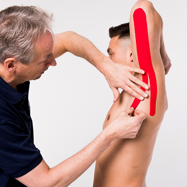 Kineziologický tejp Classic Red 5 cm x 5 m