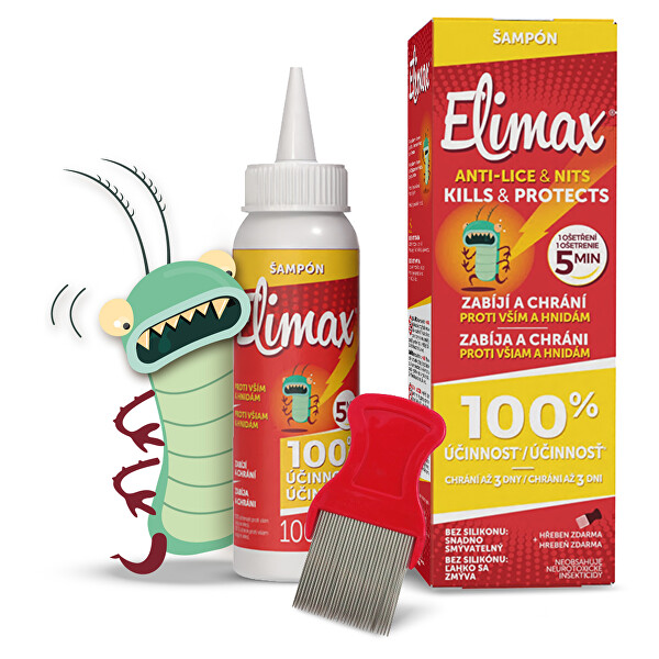 Šampón proti všetkým a hnidám 100 ml + hrebeň