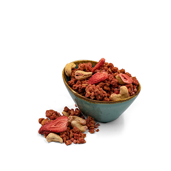 Granola high protein – Jahody a kešu 400 g