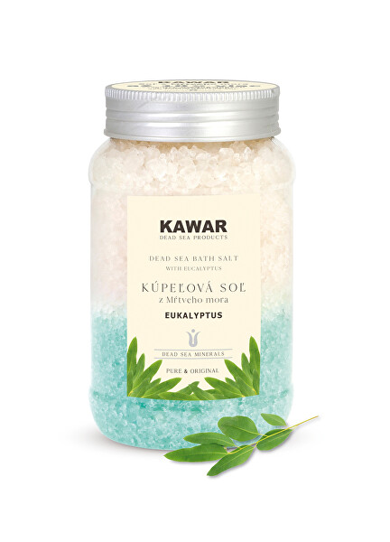 Kúpeľová soľ z Mŕtveho mora - Eukalyptus 500 g
