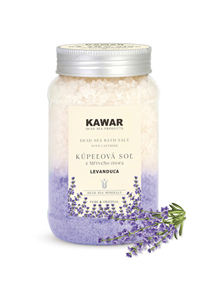 Kúpeľová soľ z Mŕtveho mora - Levanduľa 500 g