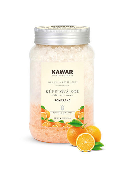 Kúpeľová soľ z Mŕtveho mora - Pomaranč 500 g