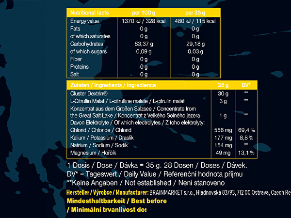 Lauf® Energy - Citrokolá 1000 g