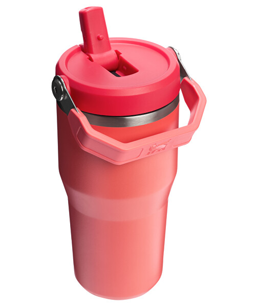 Termoláhev s integrovanou slámkou The IceFlow™ Tumbler 600 ml Hot Coral