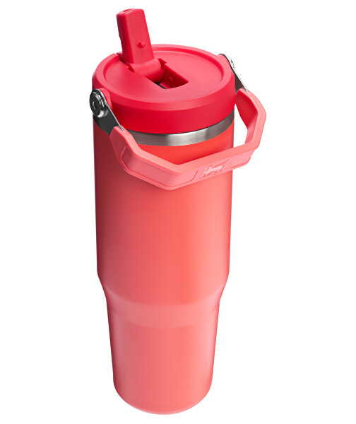 Termoláhev s integrovanou slámkou The IceFlow™ Tumbler 890 ml Hot Coral