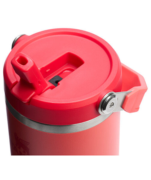 Termoláhev s integrovanou slámkou The IceFlow™ Tumbler 890 ml Hot Coral