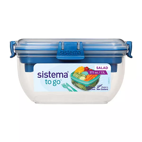 To Go Krabička s miskou a příborem 1,1 l Mix