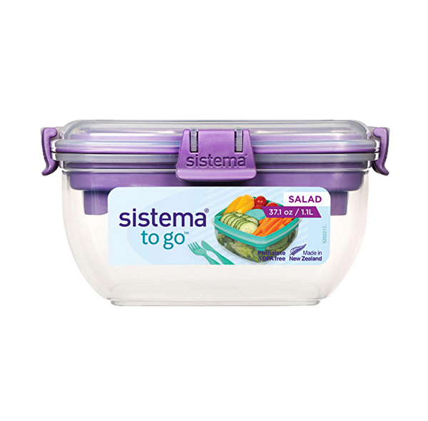 To Go Krabička s miskou a příborem 1,1 l Mix