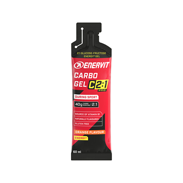 Energetický gel Carbo Gel C2:1 - Pomeranč 60 ml