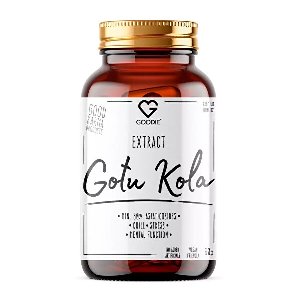 Gotu Kola - prémiový extrakt min. 80% asiatikosides kapsle 60 ks